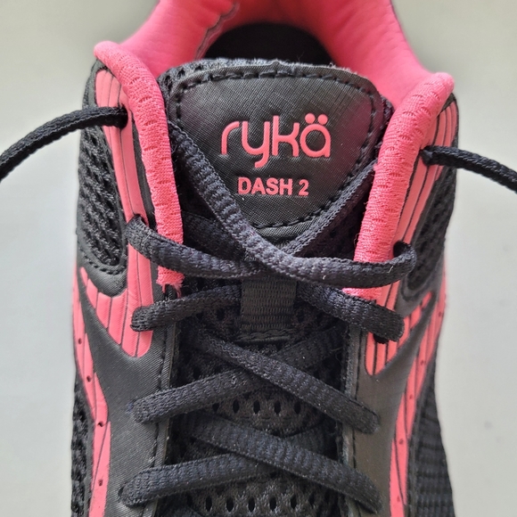 New Ryka Leather Mesh Lace-Up Walking Sneakers - Picture 7 of 11